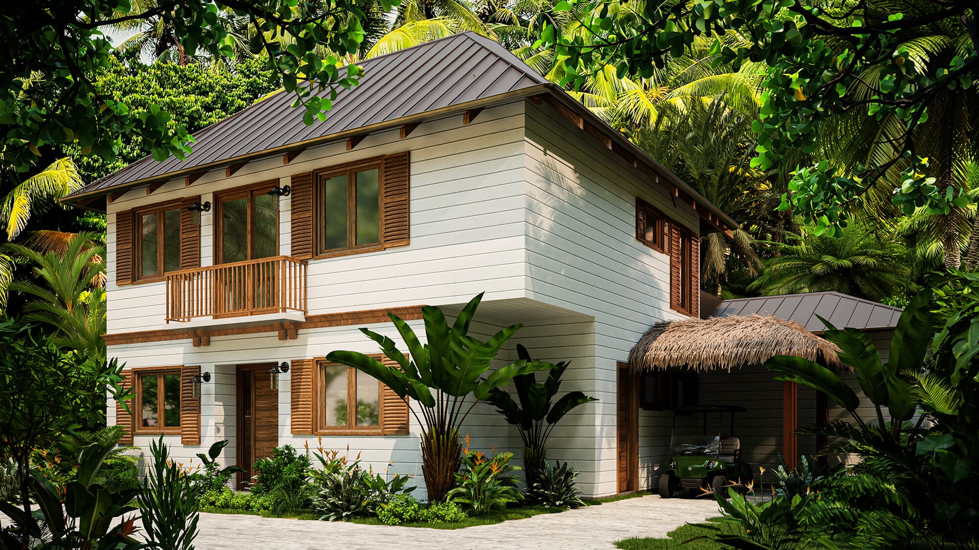 sanctuary boutique residences golfo dulce coastal modern design render