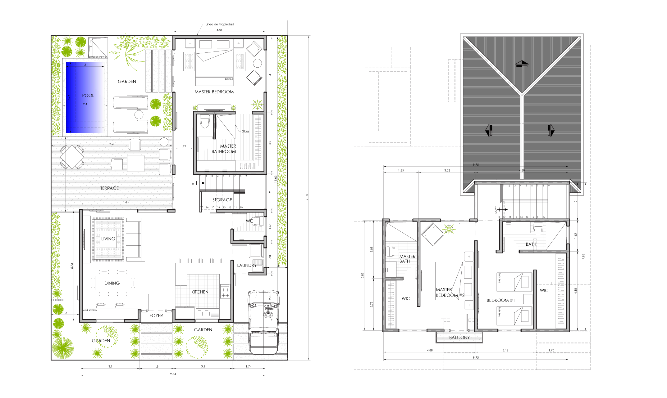 Model Home A — 3 bedroom floor plan