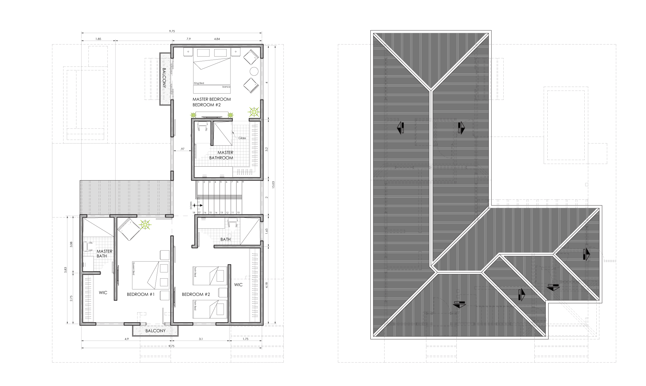 Model Home A — 4 bedroom flex optional floor plan
