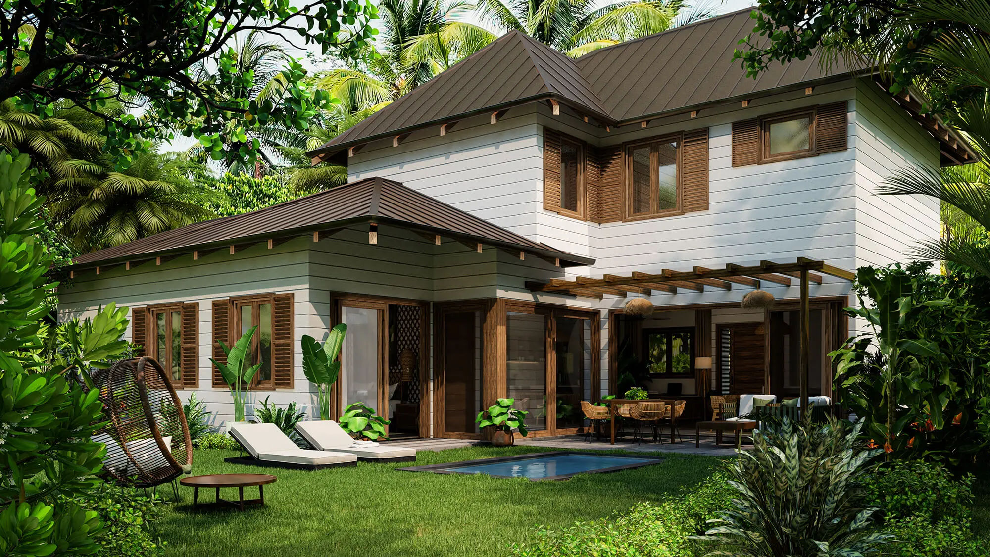 Pool area